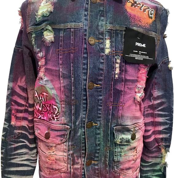 Preme NWOT Jean Jacket for Men S - Picture 3 of 12